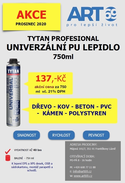 TYTAN Profesional Univerzální PU lepidlo 750ml